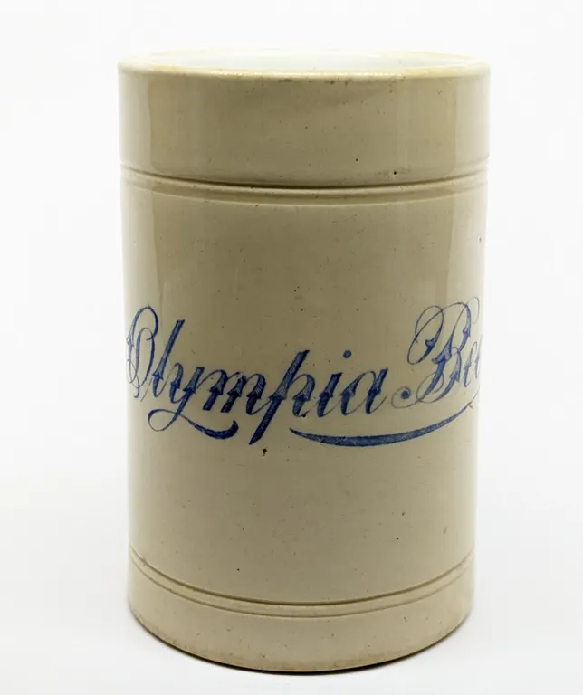 PRE PROHIBITION STONEWARE MUG STEIN OLYMPIA BEER