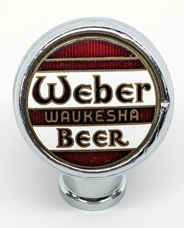 BALL TAP KNOB HANDLE WEBER BEER WAUKESHA WISCONSIN