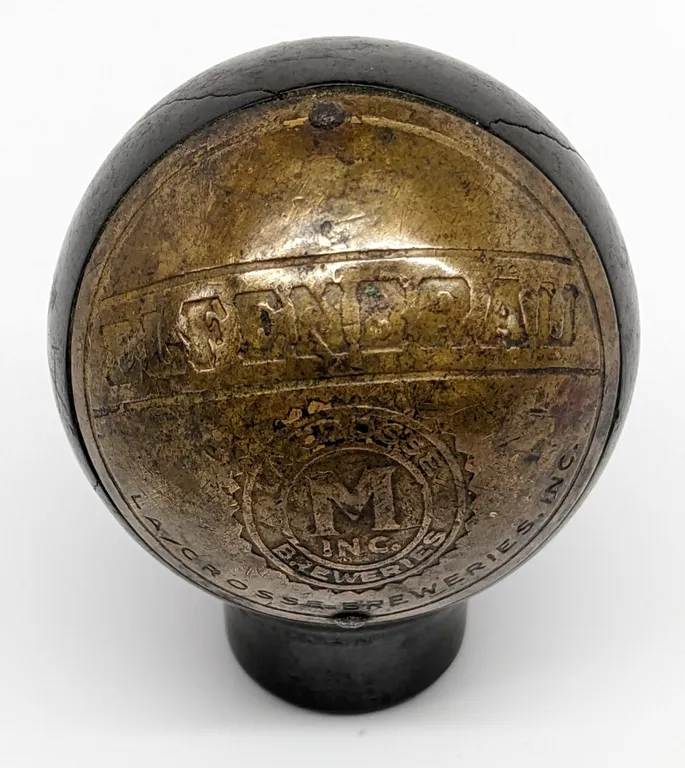 BALL TAP KNOB HANDLE ELFENBRAU BEER LA CROSSE WISCONSIN (DAKA-WARE)