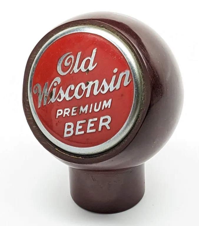 BALL TAP KNOB HANDLE OLD WISCONSIN PREMIUM BEER (NEW ART SPECIALTIES)