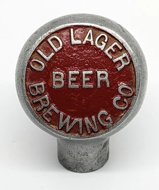 BALL TAP KNOB HANDLE OLD LAGER BREWING CO BEER MILWAUKEE WISCONSIN