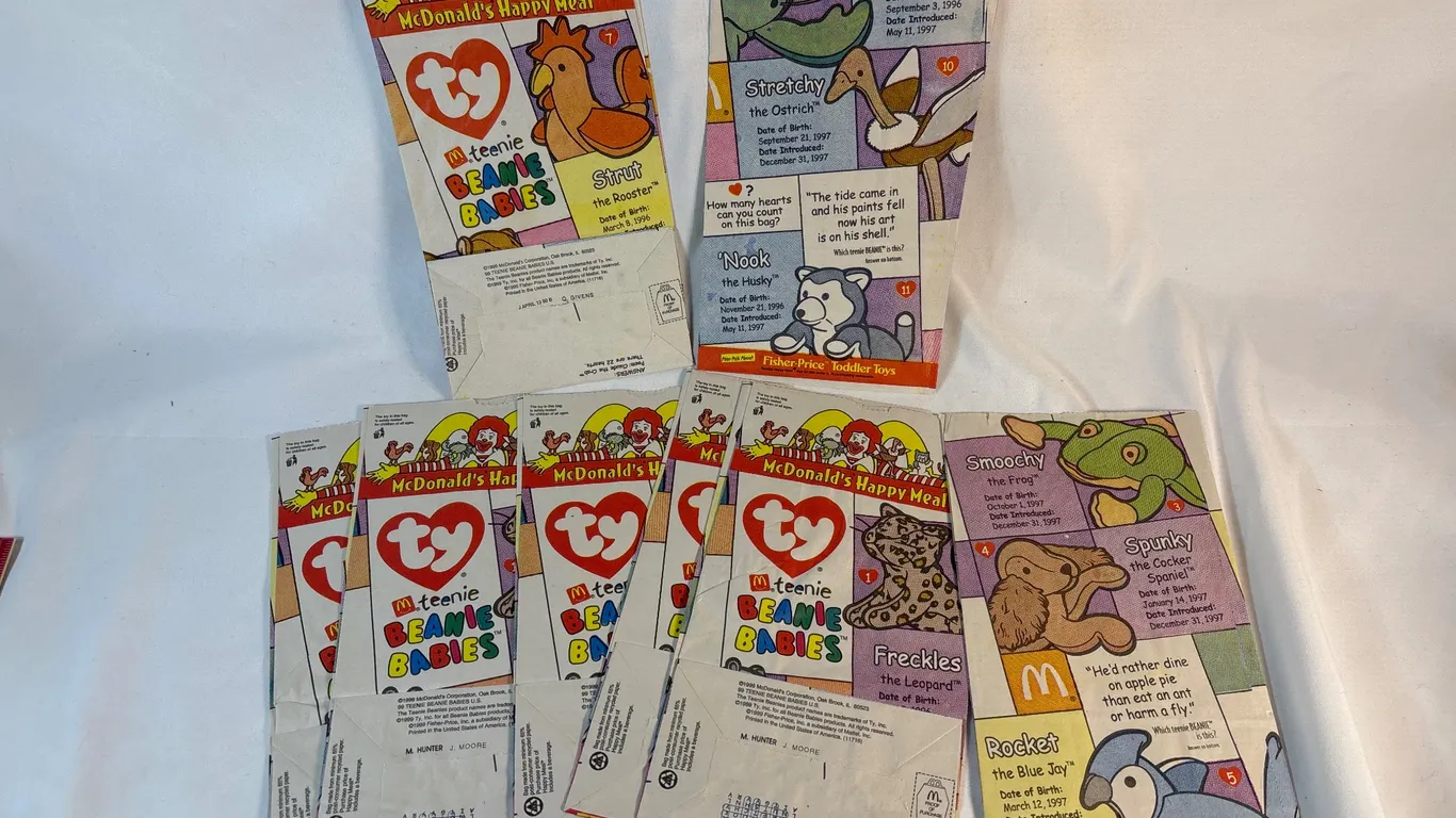 McDonald's Ty Beanie Babies Bags