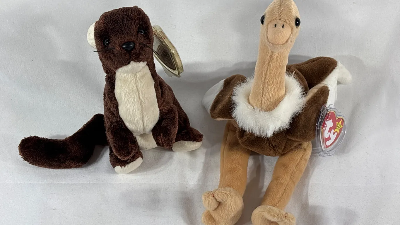 2 TY Beanie Babies