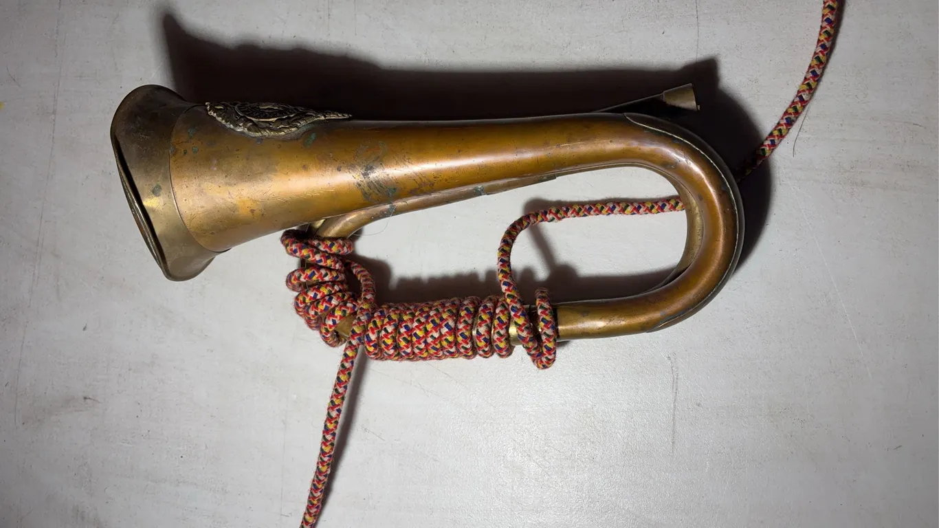 Vintage British Brass and Copper Bugle