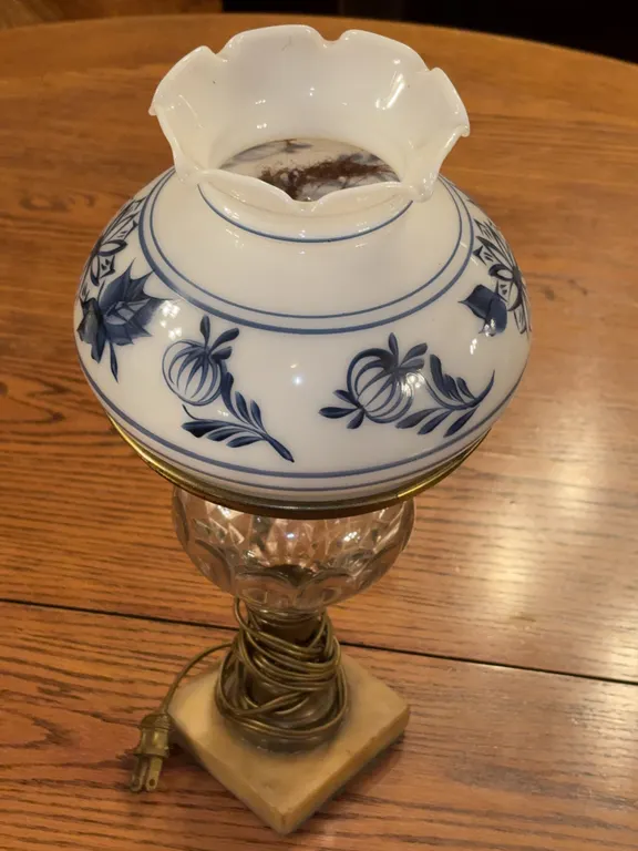 Vintage Marble Base Lamp