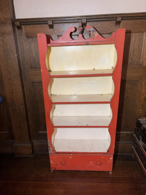 Painted One Drawer Bookcase