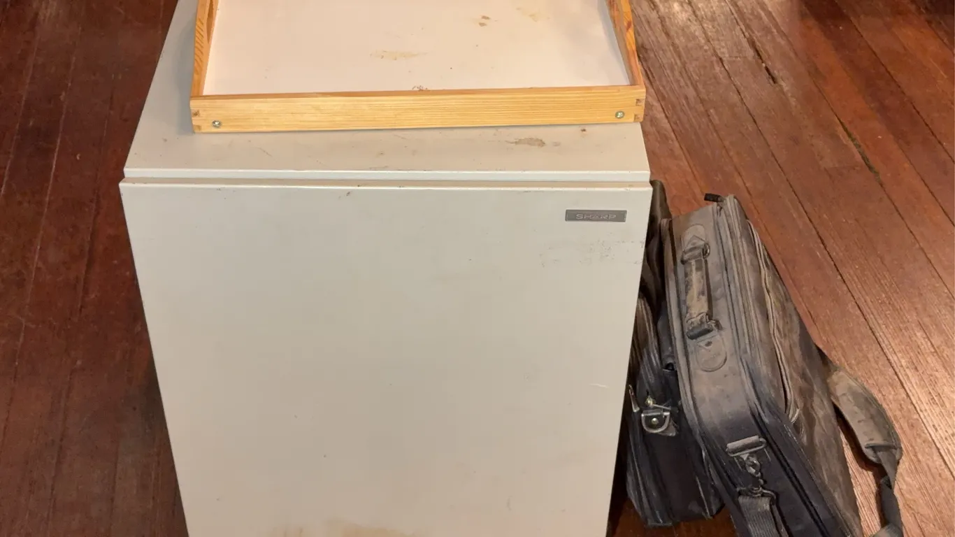 Sharp Metal Cabinet and More