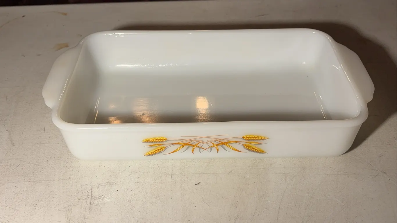 Fire King Wheat Dish
