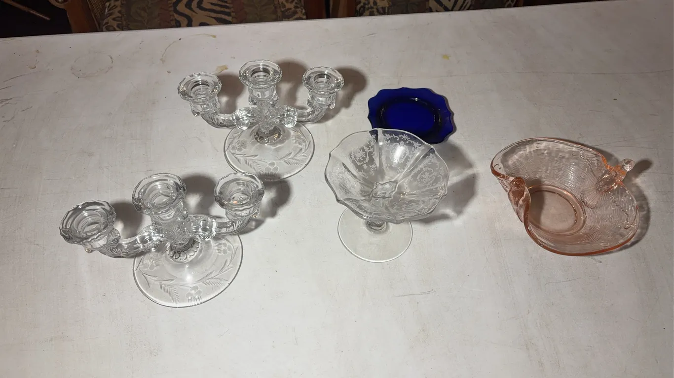 Collectible Glassware, Fostoria