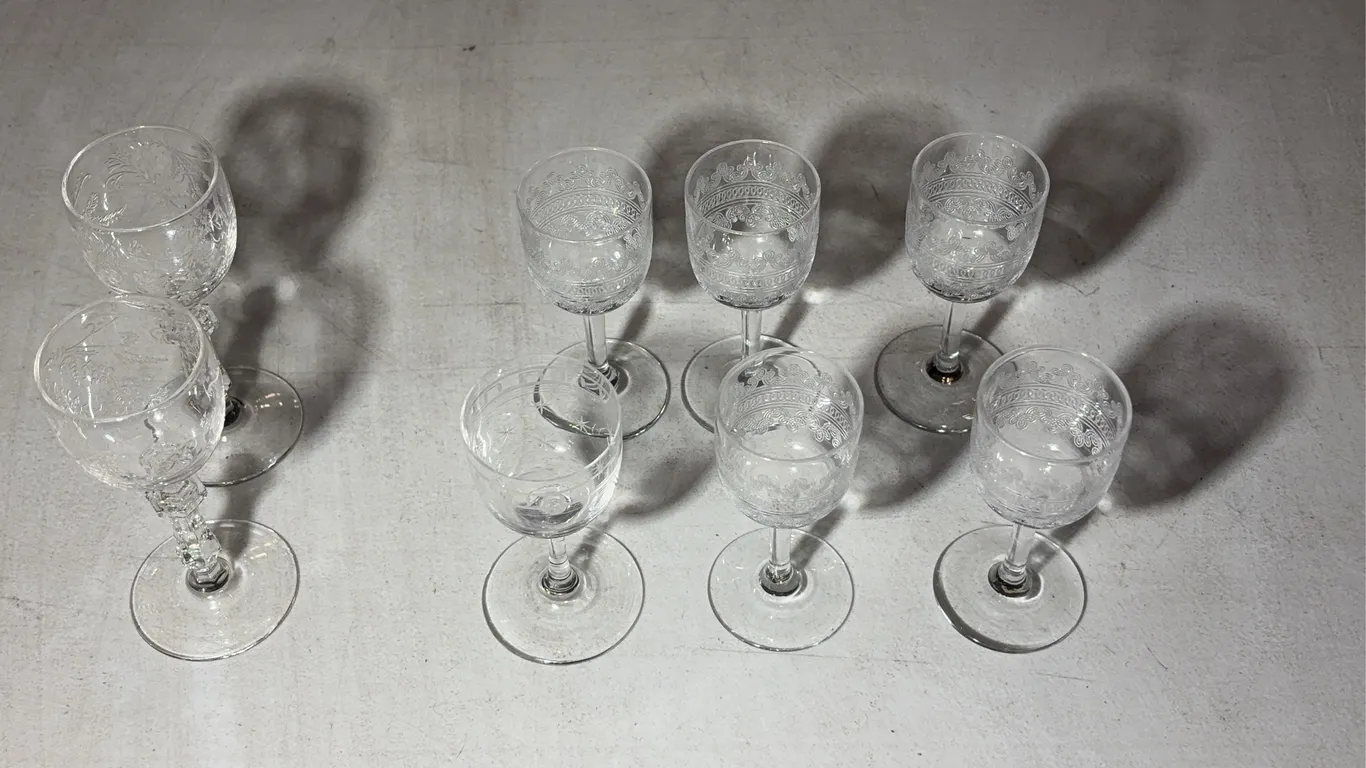 Eight Liquors Glasses