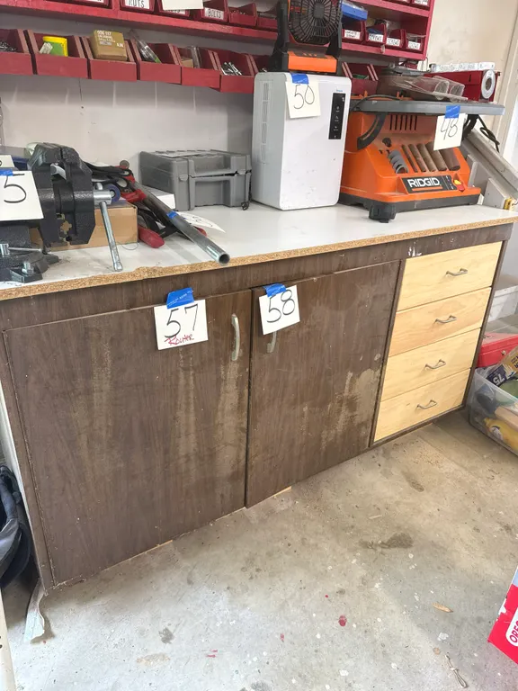 Workshop Base Cabinet /Workbench with Drawers and Storage