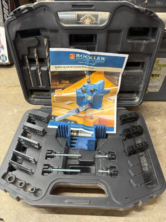 Rockler Beadlock Joinery Jig Kit with 3/8" Accessory Kit & Case