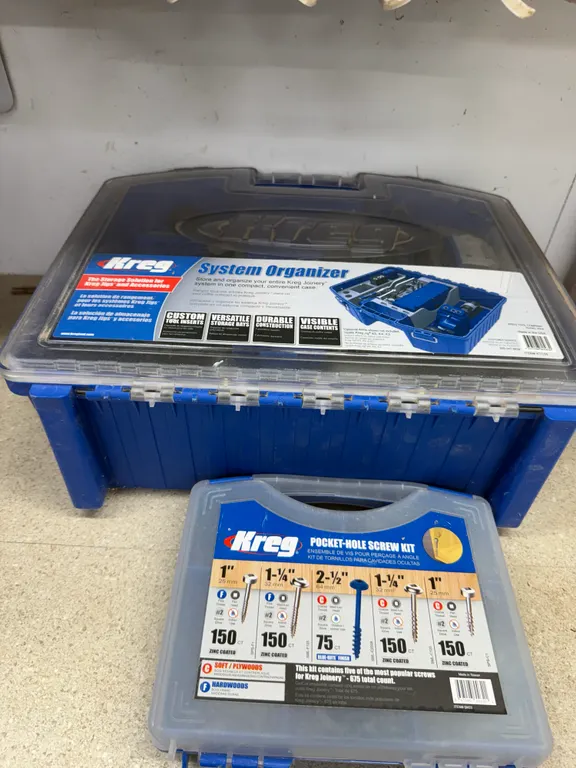 Kreg System Organizer & 675-Piece Pocket-Hole Screw Kit