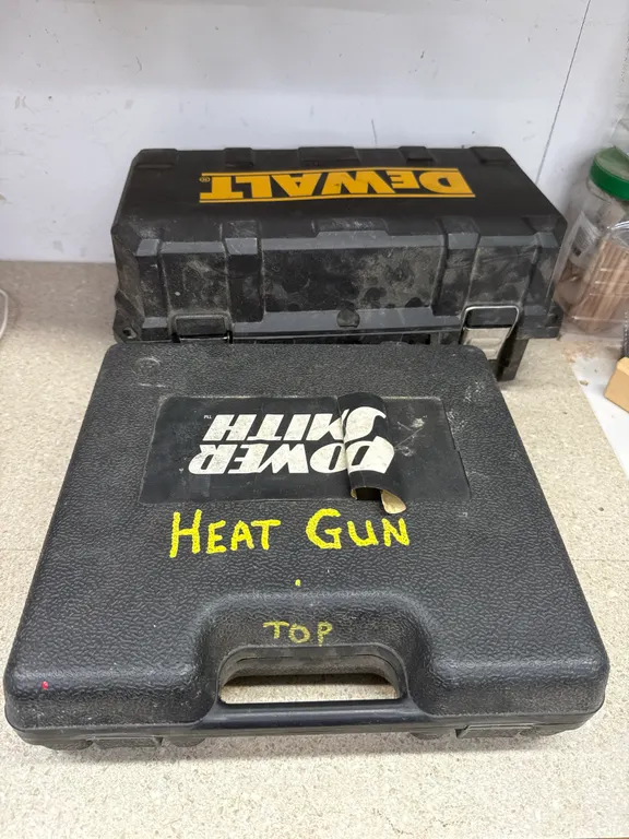 DeWalt DW402 Angle Grinder & PowerSmith PS2049K Heat Gun