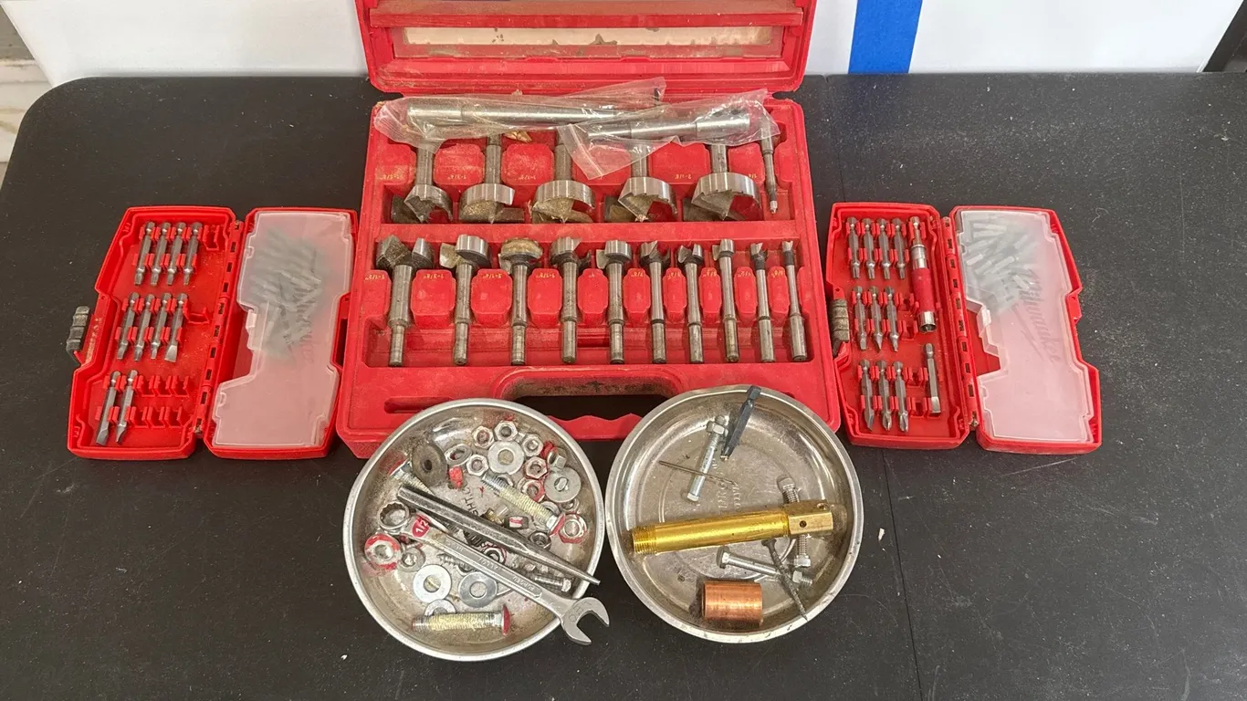 Forstner Bit Set, Driver Bit Sets, Wrenches & Hardware