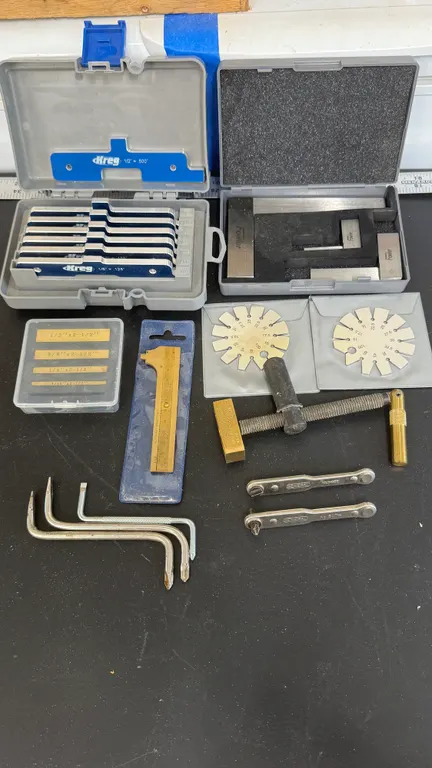 Precision Woodworking Measuring & Setup Tool Assortment β Kreg, Fowler & General