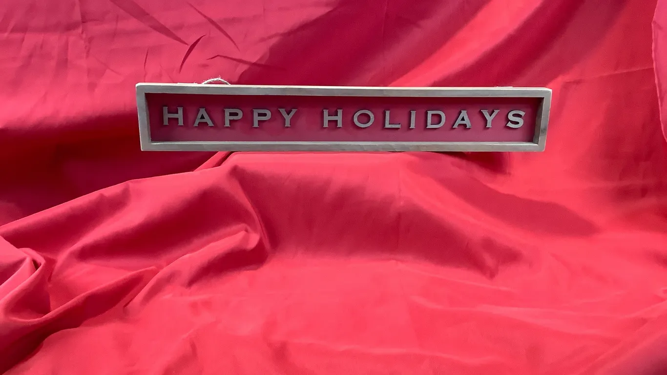 Happy Holidays Sign