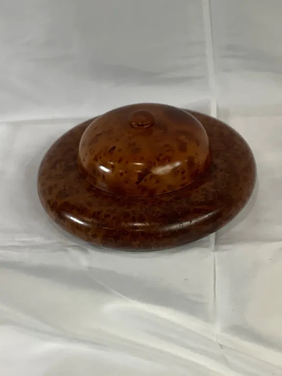Hand Crafted Burl Wood Box