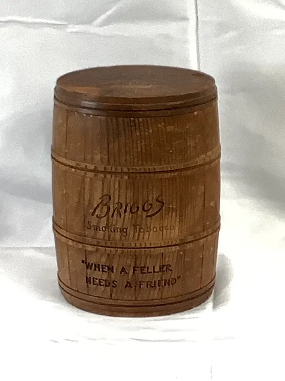 1930 Briggs Smoking Tabacco Barrell Humidor