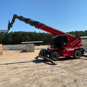 2021 MAGNI RTH6.30-V/C 360-DEGREE ROTATIONAL 13200 LB TELESCOPIC FORKLIFT SN: 00004557