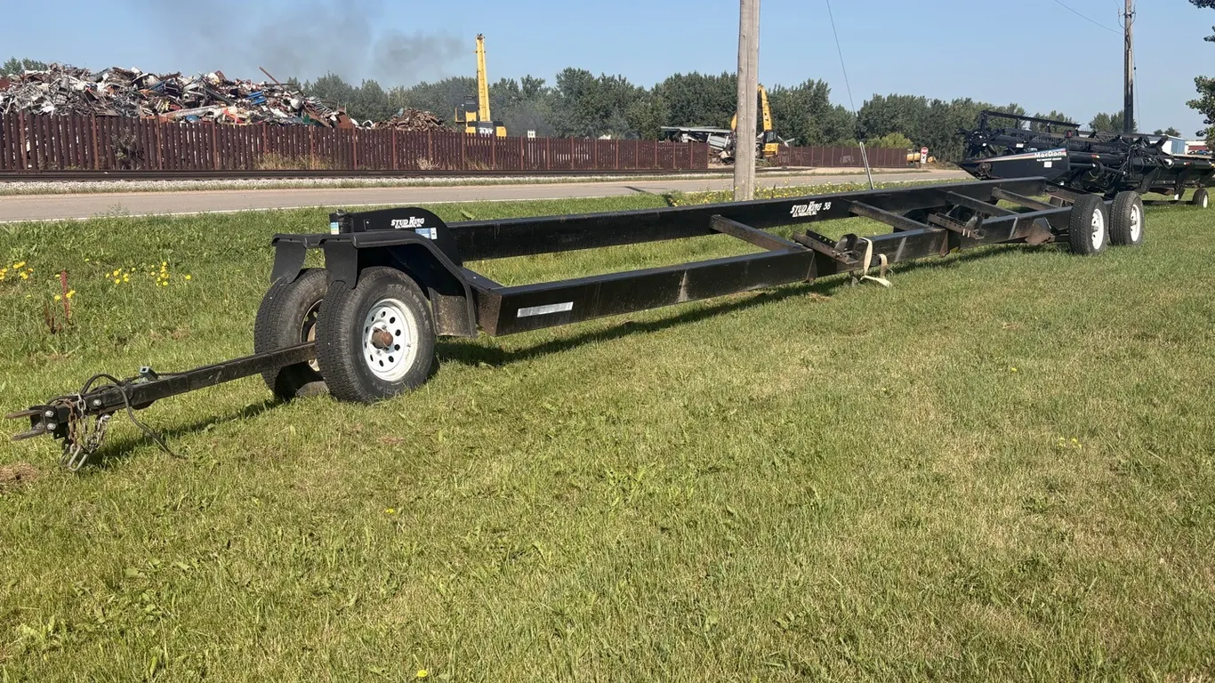 Stud King 38' single axle header trailer