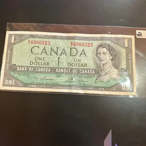 1954 Canadian One Dollar Bill