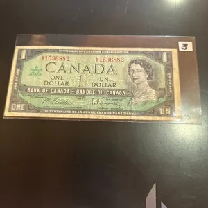 1967 Canadian One Dollar Bill