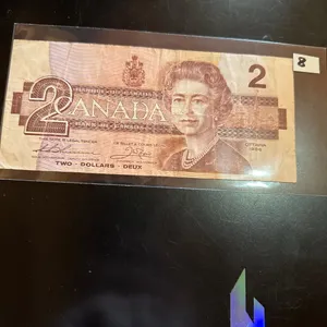 1986 Canadian Two Dollar Bil