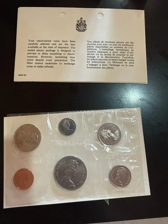 1968 Uncirculated Canadian Coin Set