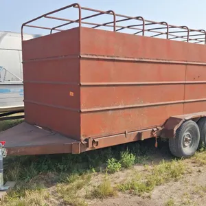 Homemade utility flat deck trailer with removable sides 16Ft