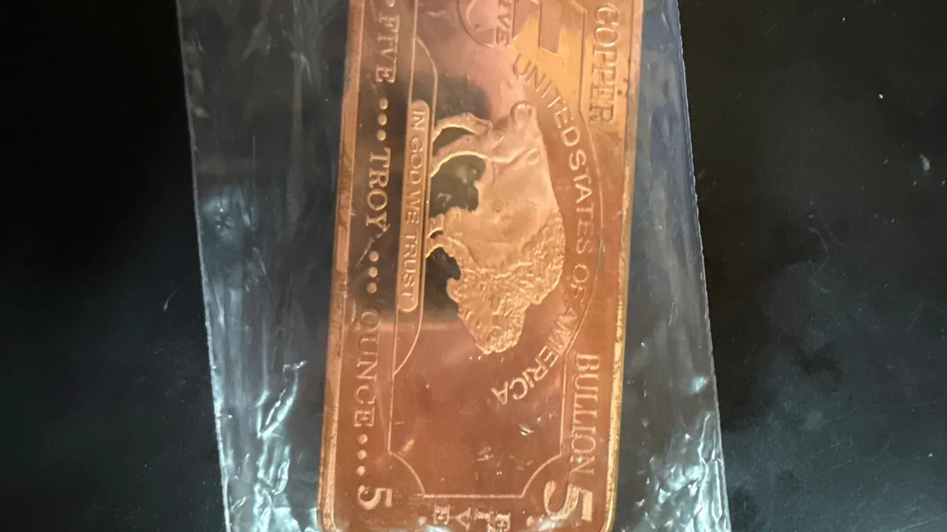 Five Ounce Copper Bar