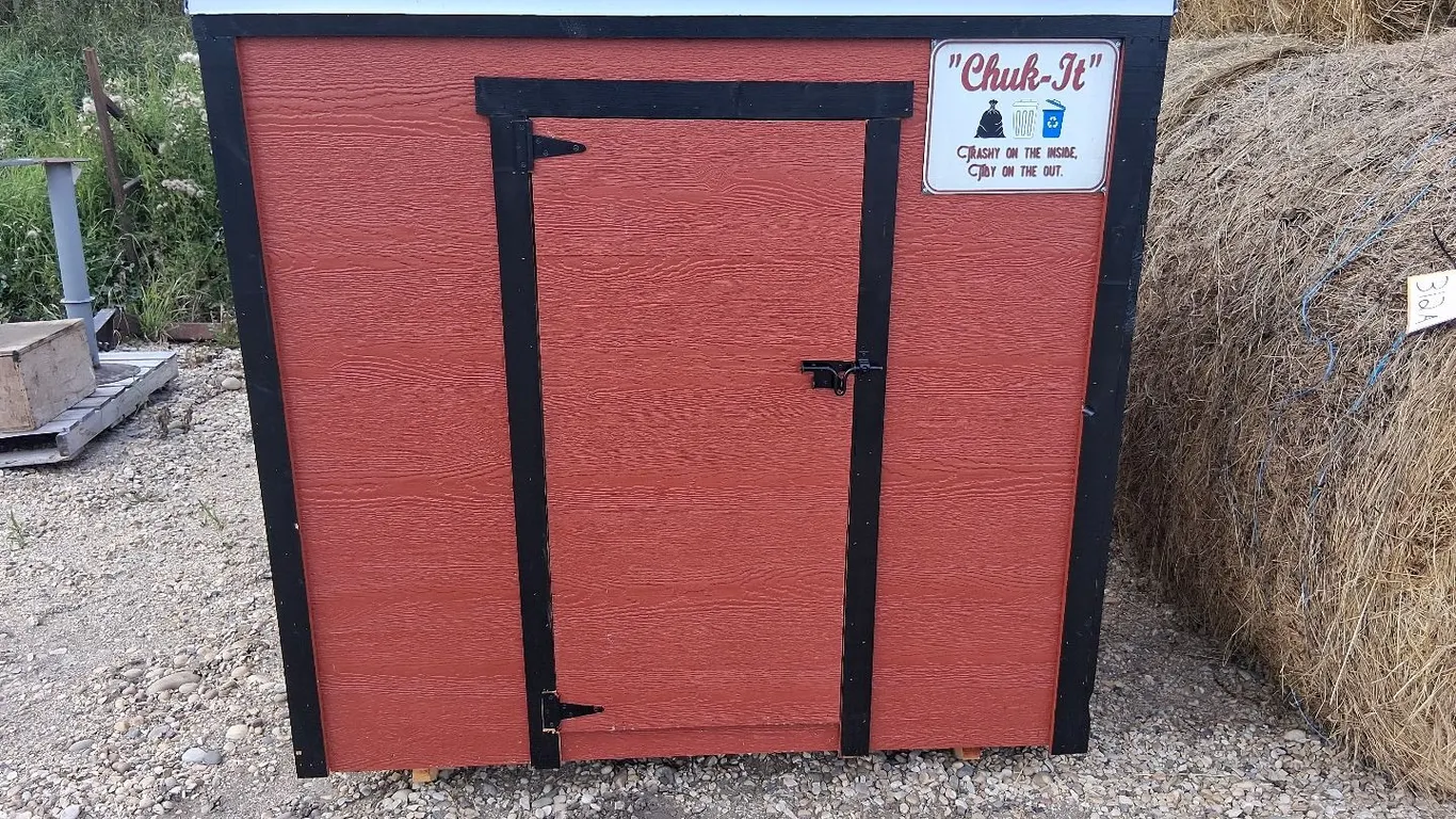 Garbage Storage Shed