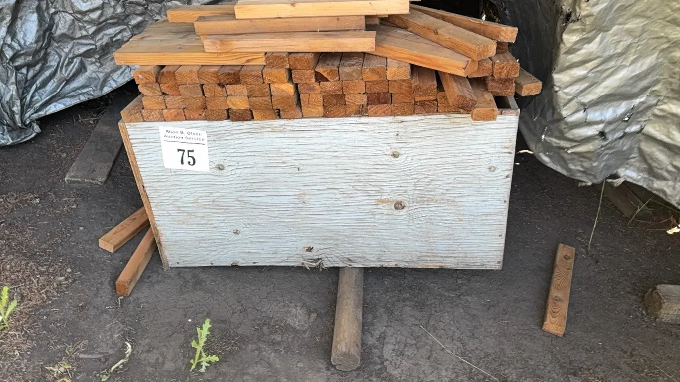 WOOD BOX OF FIREWOOD