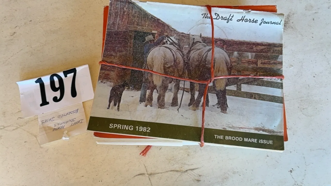DRAFT HORSE JOURNALS ASSORTED DATES