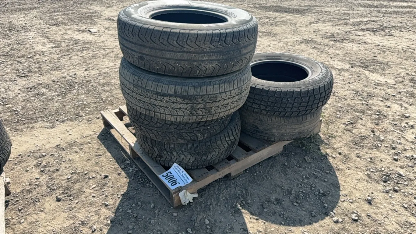 1 - 185/60 R15 TIRE, 1 - 195/65 R15 TIRE, 2 - 205/65R15 TIRES, 2 - 215/70R15 TIRES, 2 - 205/75R15 TIRES