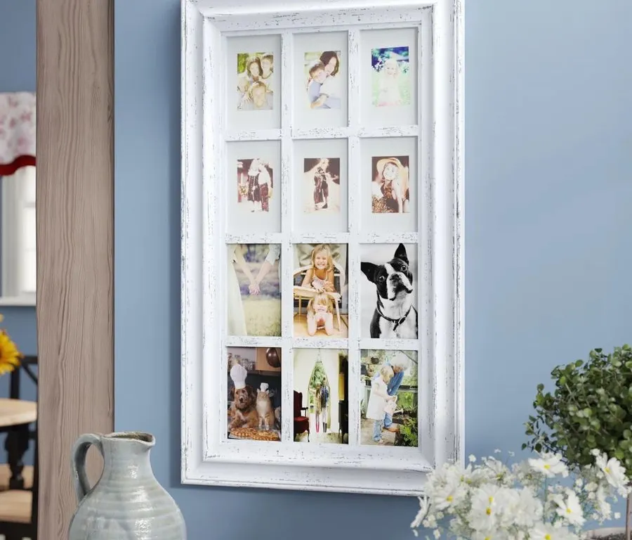 August Grove® MELANNCO 12-Opening Wall Mount Frame Picture Collage