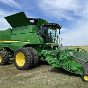 2016 JOHN DEERE S680 Combine w/ JD 615P Pickup, 1,097 Sep. Hrs, 1,490 Eng. Hrs