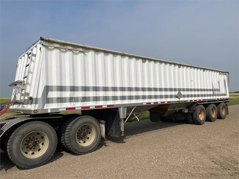 1998 DOEPKER 42 Ft. Tridem Grain Trailer, 72” High Sides, 11R24.5 Tires, Shedded