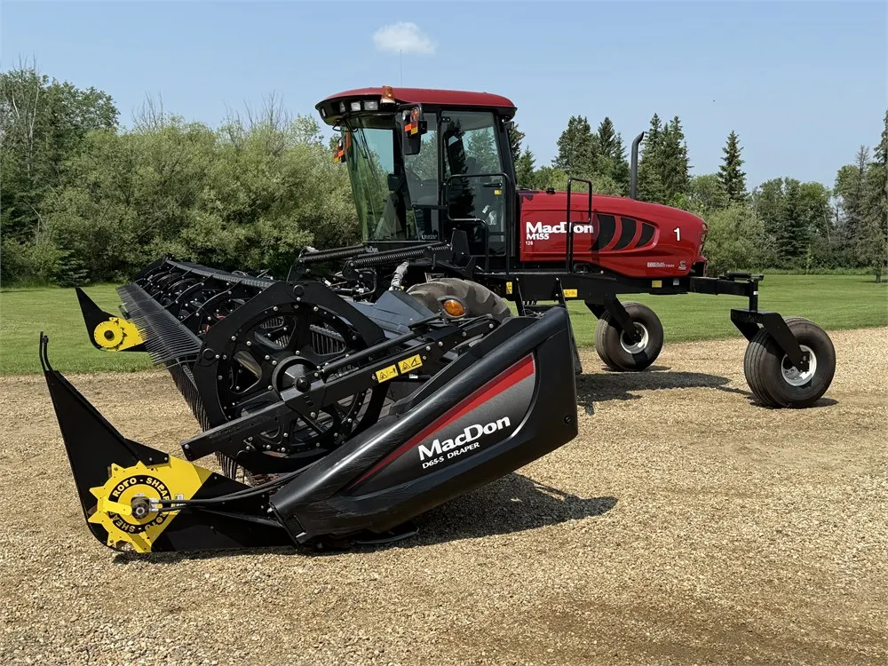 2013 MACDON M155 Swather w/ 2013 MacDon D60-S 35' Header, ONLY 546 Header Hours