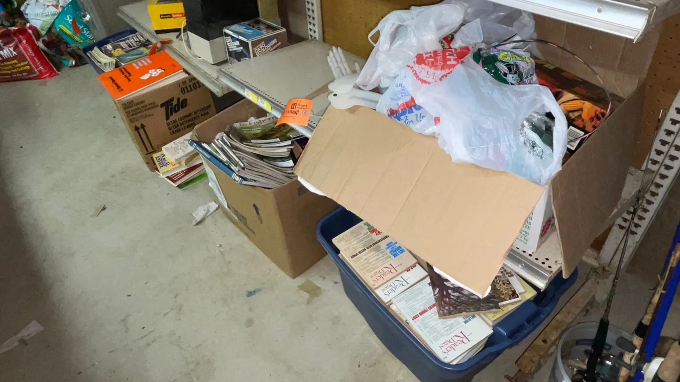 Assortment of Books and Home Decorations