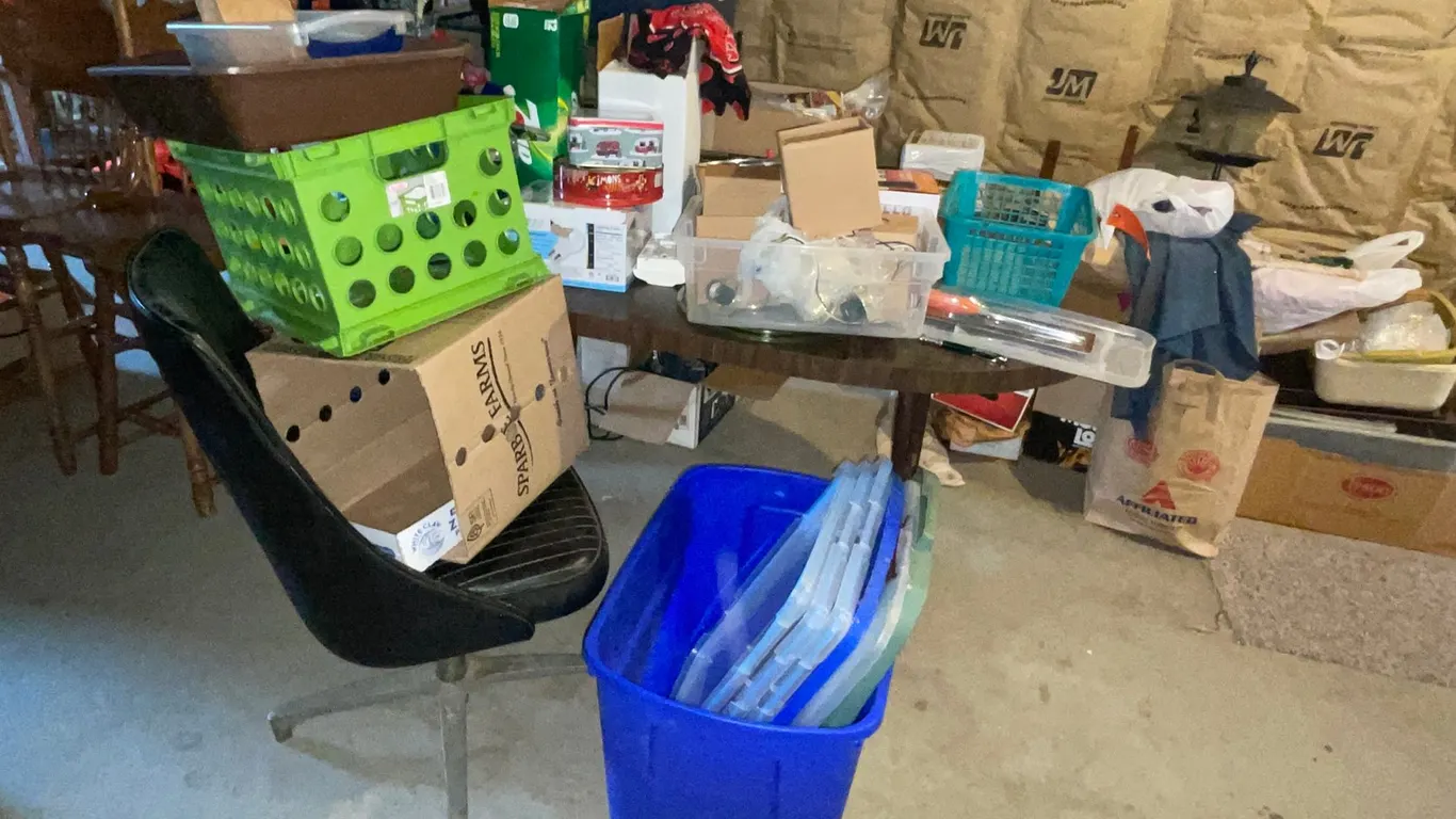Kitchen Table and Contents