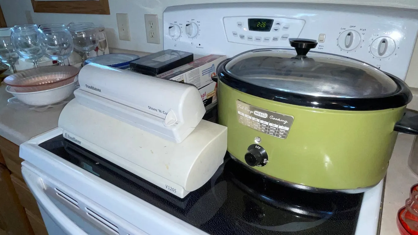 Vintage Nesco Crockpot and Food Saver Vacuum Sealers