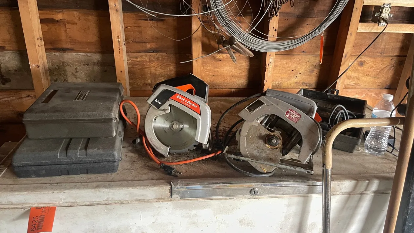 Circular Saws, Jig Saw, Solder Gun, and Staple Gun