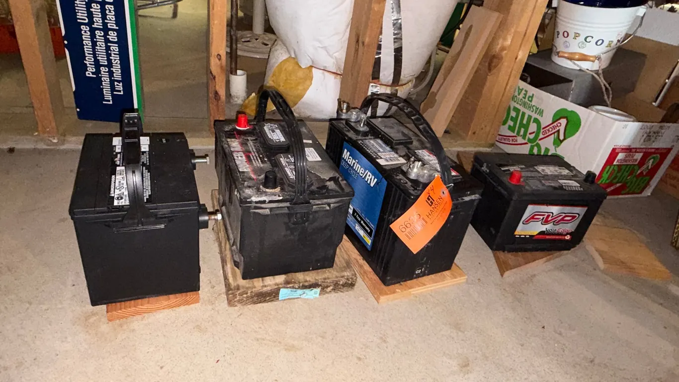 (4) Car Batteries