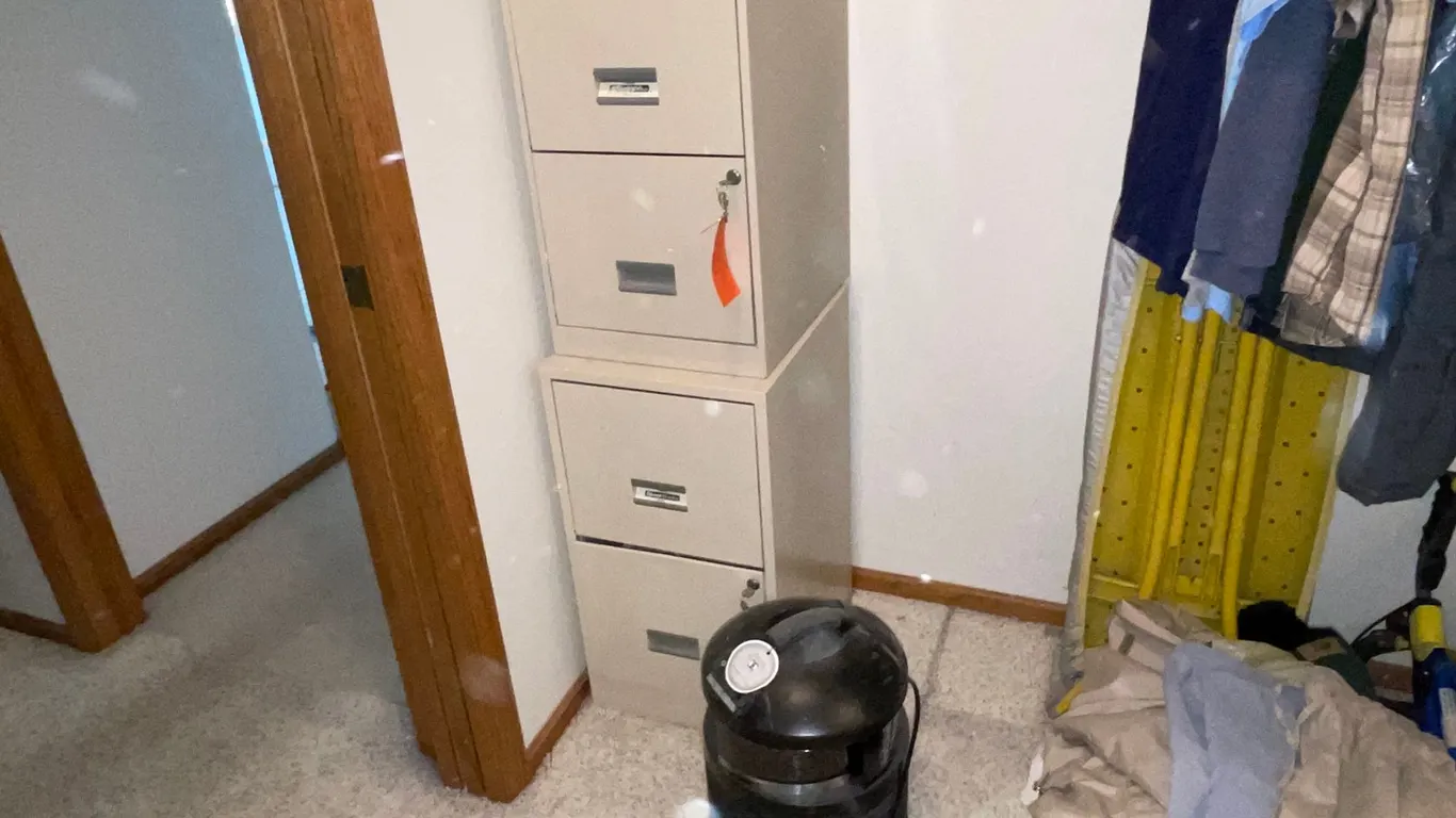 (2) 2 Drawer Filing Cabinets and Filter Queen Air Purifier