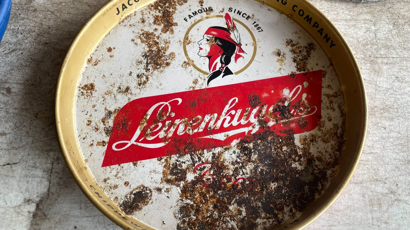 Vintage Leinenkugel Metal Tray