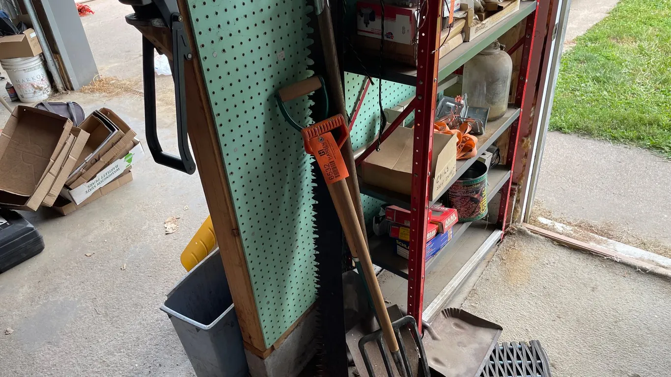(2) Vintage Saw Blades and Hand Tools