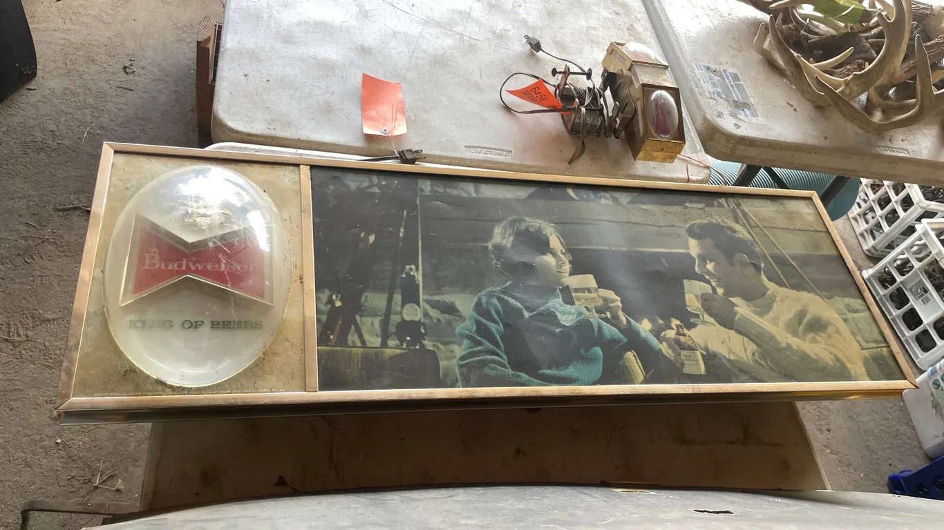 Vintage Budweiser Sign