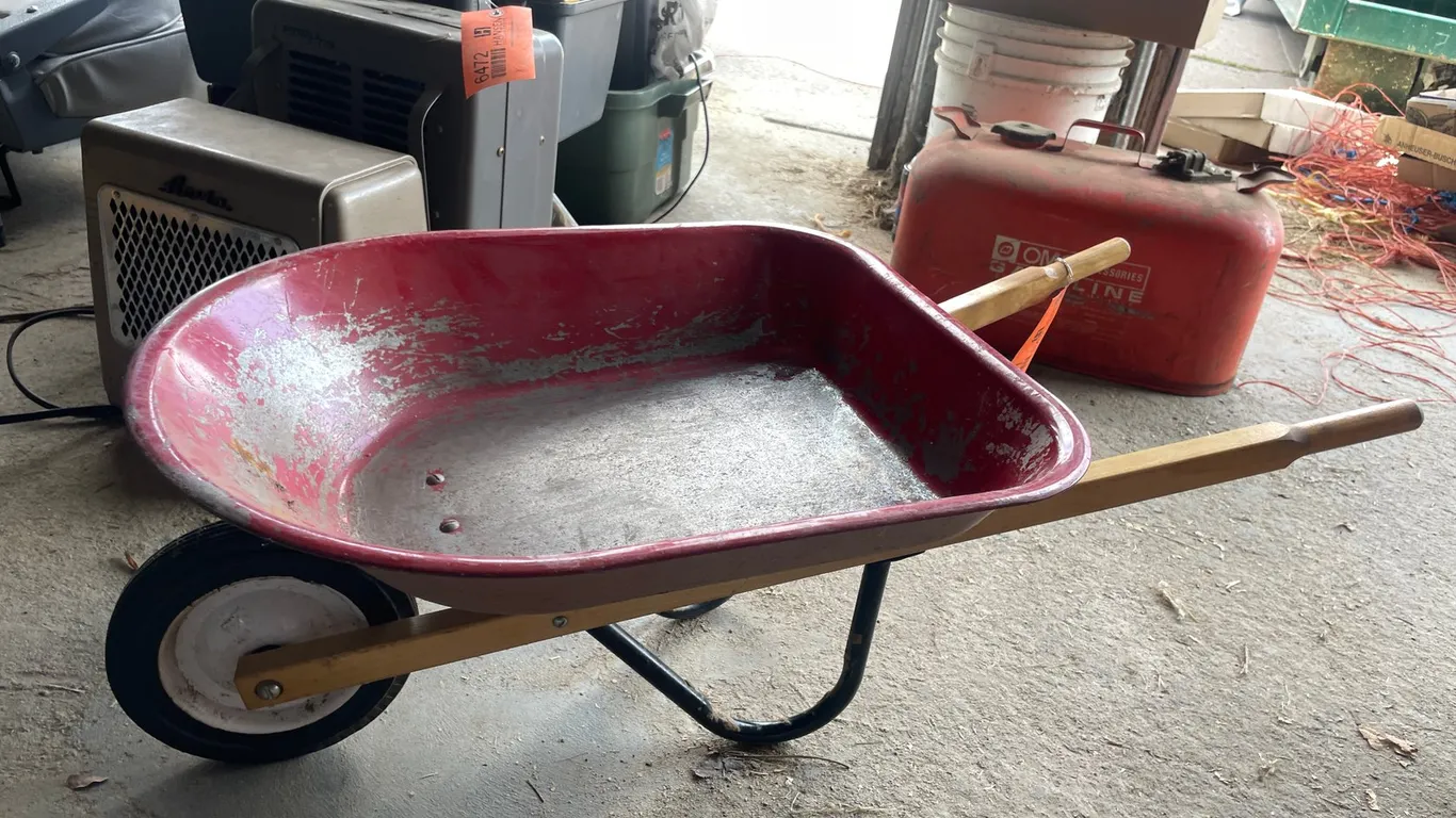 Metal Wheelbarrow