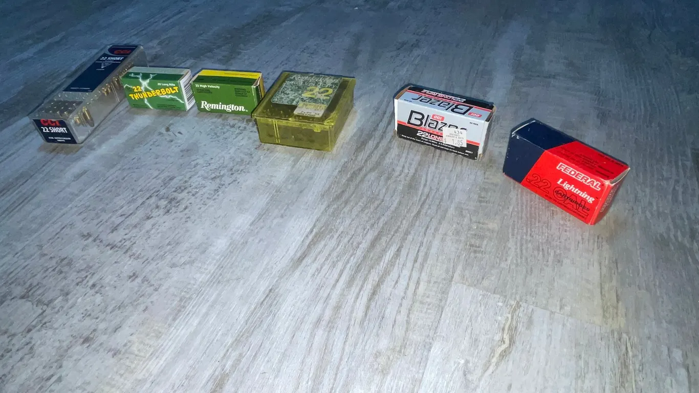 (6) Partial Boxes of 22 Short and Long Rifle Shells